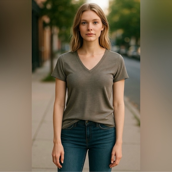 lululemon athletica Tops - Lululemon Athletica Green Fitted Short Sleeve Tee